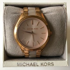 Michael kors two tone watch